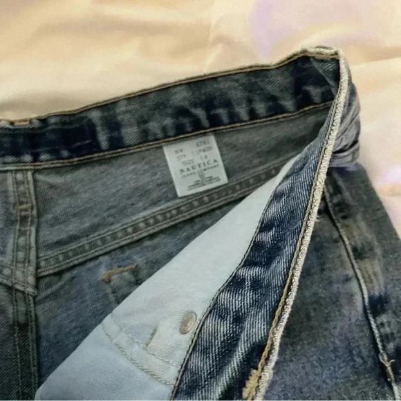 Nautica denim shorts mid rise size 14 waist 30” - Picture 2 of 4